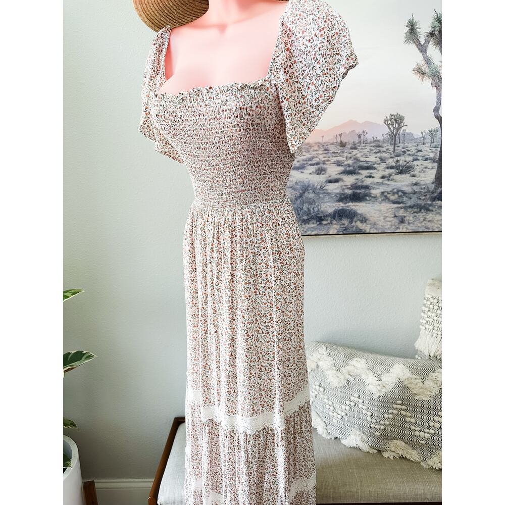 Milkmaid Romance meets Morning Light Prairie Romance Cottagecore maxi dress - Picture 8 of 8